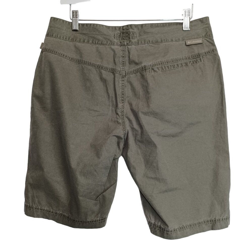 Columbia Shorts Green Cotton Bermuda‎ Hiking Womens 10 - Picture 10 of 11